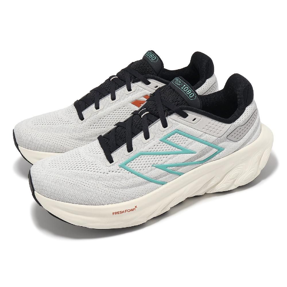 NEW BALANCE  紐巴倫 慢跑鞋 Fresh Foam X 1080 V13 2E 男鞋 寬楦 灰質 前衛亮藍 運動鞋 NB M1080AFF-2E