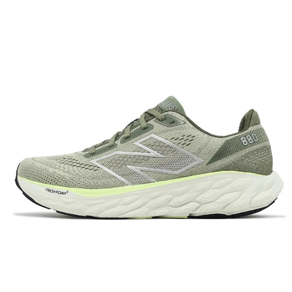 New Balance 紐巴倫  紐巴倫 慢跑鞋 Fresh Foam X 880 V14 2E 男鞋 寬楦 橄欖石 金屬銀 運動鞋 NB M880J14-2E