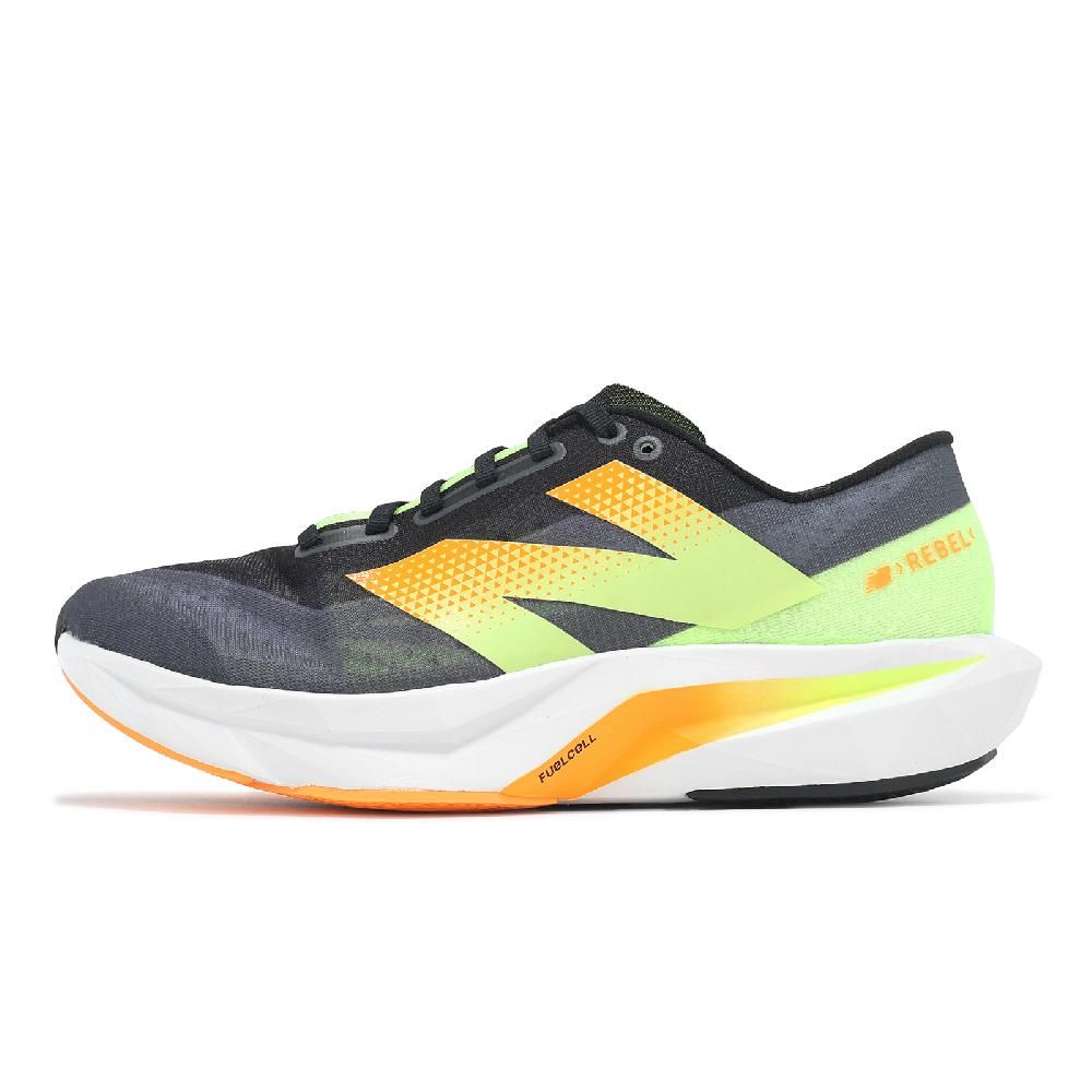 NEW BALANCE New Balance 紐巴倫 競速跑鞋 Fuelcell Rebel V4 2E 男鞋 寬楦 黑 石墨灰 輕量 運動鞋 NB MFCXCB4-2E