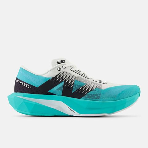 NEW BALANCE New Balance Fuelcell Rebel V4 MFCXCT4 男 競速跑鞋 2E寬楦 輕量 藍綠