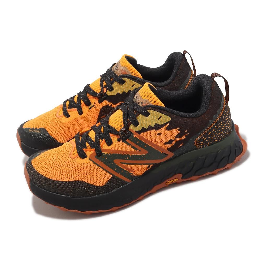 New Balance New Balance 紐巴倫 野跑鞋 Hierro V7 2E 寬楦 男鞋 橘 黑 戶外 越野 Vibram 運動鞋 NB MTHIER7M-2E