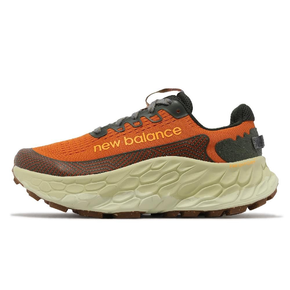 NEW BALANCE New Balance 紐巴倫 野跑鞋 More Trail V3 2E 寬楦 男鞋 橘 綠 厚底 Vibram 運動鞋 NB MTMORCO3-2E