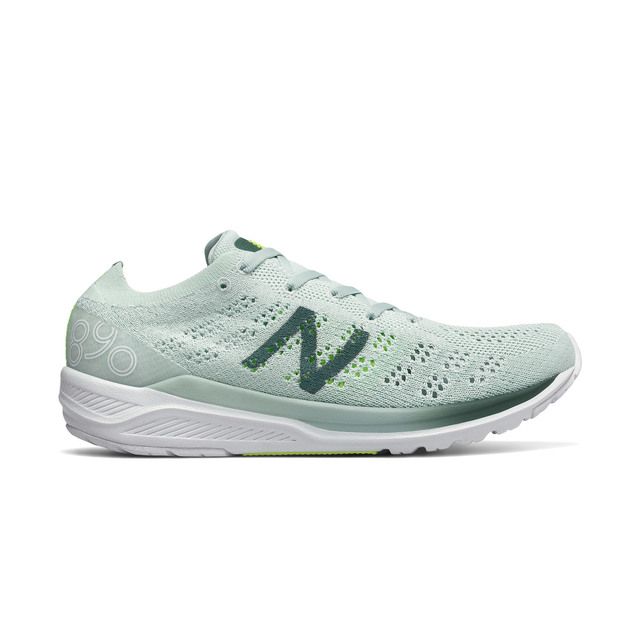 New Balance 紐巴倫  [W890BG7B] 女 慢跑鞋 運動 路跑 B楦 890 v7 輕量 透氣 紐巴倫 蘋果綠