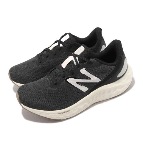 NEW BALANCE 慢跑鞋 Fresh Foam Arishi V4 D 寬楦 女鞋 黑 白 緩震 運動鞋 路跑 NB WARISMK4D