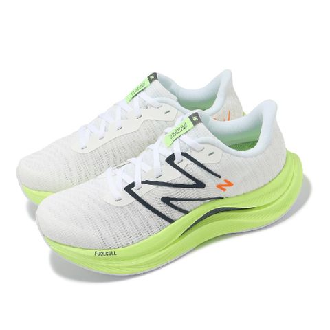 NEW BALANCE 紐巴倫 慢跑鞋 FuelCell Propel V4 D 女鞋 寬楦 白 綠 緩震 運動鞋 NB WFCPRCA4D