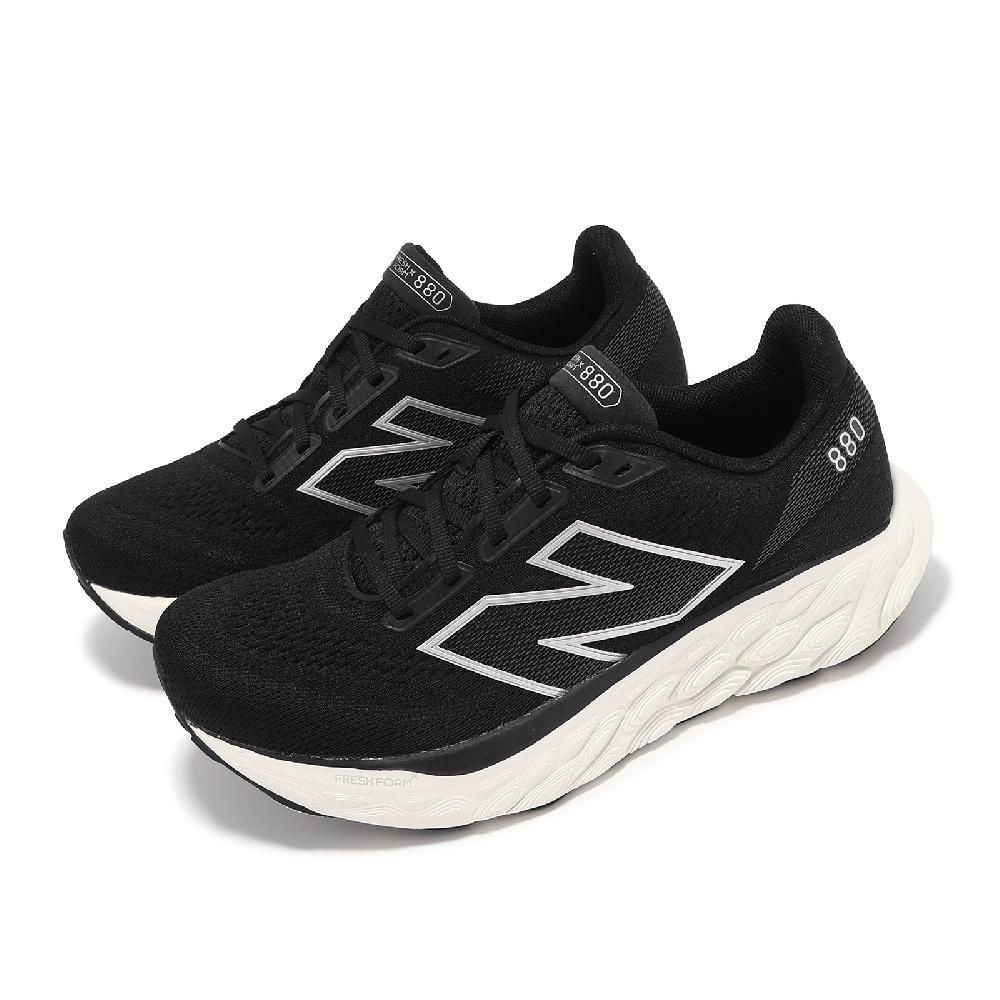 NEW BALANCE  紐巴倫 慢跑鞋 Fresh Foam X 880 V14 D 女鞋 寬楦 黑白 緩衝 運動鞋 NB W880K14-D