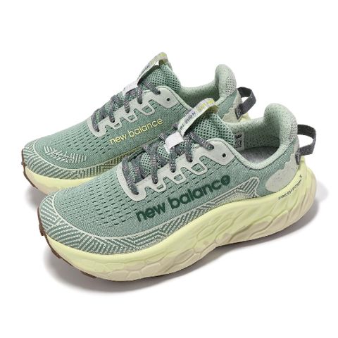 New Balance 紐巴倫 越野跑鞋 Fresh Foam X More Trail V3 D 女鞋 寬楦 綠 黃 厚底 運動鞋 WTMORCB3-D