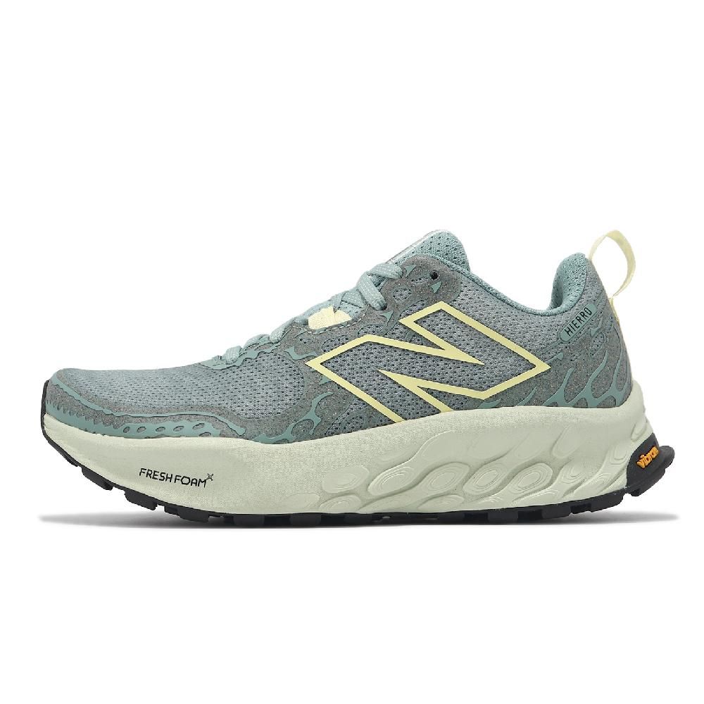 NEW BALANCE  紐巴倫 越野跑鞋 Fresh Foam X Hierro V8 D 女鞋 寬楦 綠 緩衝 運動鞋 NB WTHIERG8-D