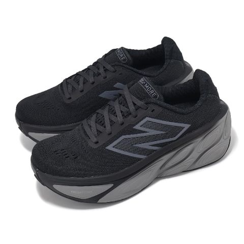 NEW BALANCE 紐巴倫 慢跑鞋 Fresh Foam X More V5 D 女鞋 寬楦 黑 灰 厚底 運動鞋 NB WMORLK5-D