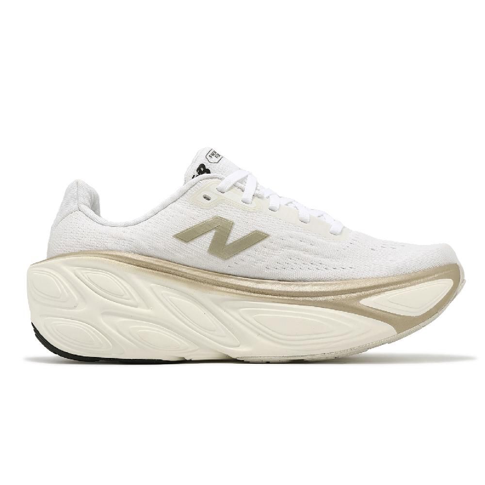 New Balance 紐巴倫  紐巴倫 慢跑鞋 Fresh Foam X More V5 D 女鞋 寬楦 白 米白 厚底 運動鞋 NB WMORLW5-D