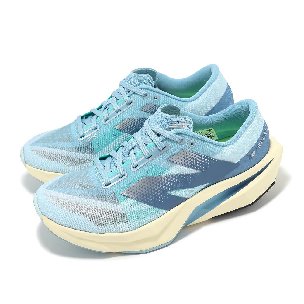 NEW BALANCE  紐巴倫 競速跑鞋 FuelCell Rebel V4 D 女鞋 寬楦 砂石藍 鉻藍 輕量 運動鞋 NB WFCXCH4-D