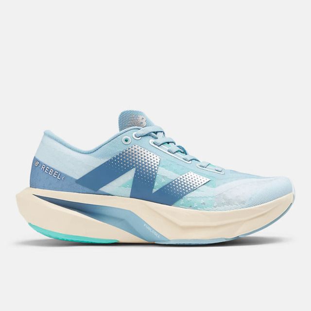 New Balance 紐巴倫 New Balance Fuelcell Rebel V4 WFCXCH4 女 慢跑鞋 運動 競速跑鞋 D寬楦 淺藍
