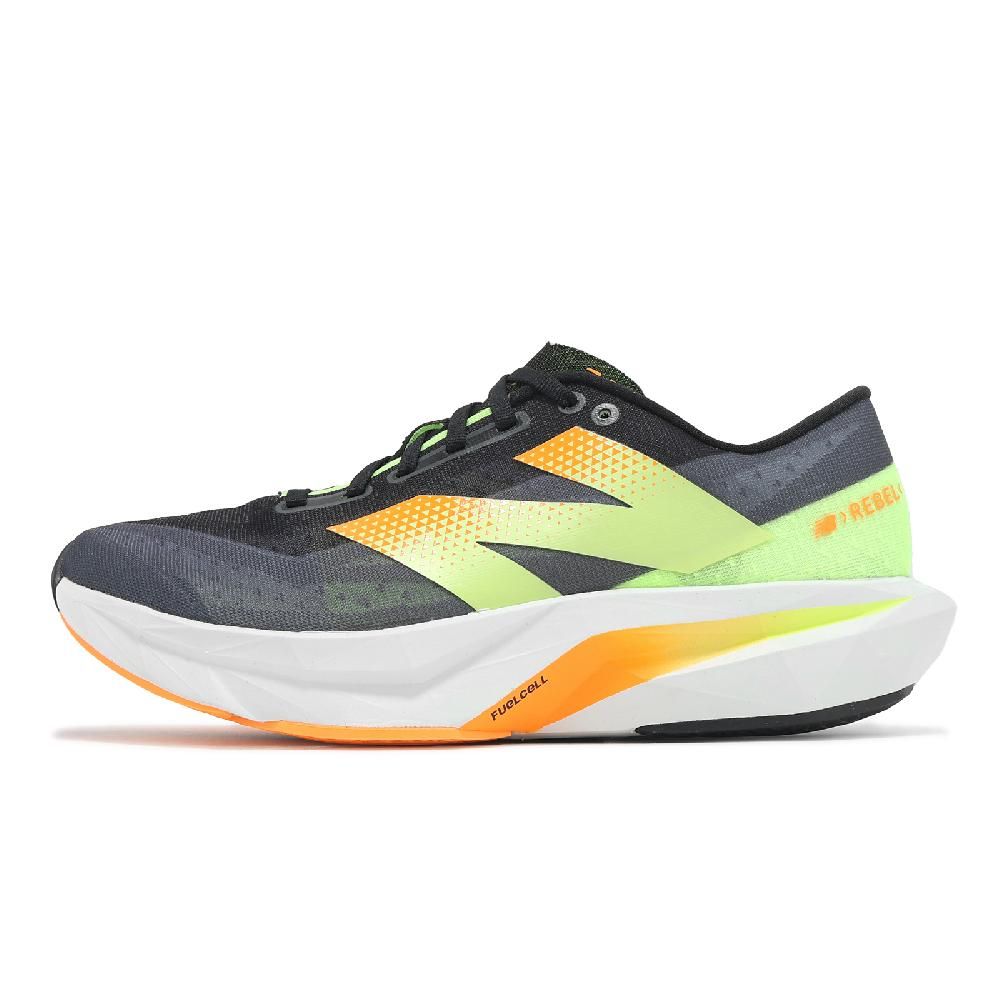 NEW BALANCE New Balance 紐巴倫 競速跑鞋 Fuelcell Rebel V4 D 女鞋 寬楦 黑 石墨灰 輕量 運動鞋 NB WFCXCG4-D