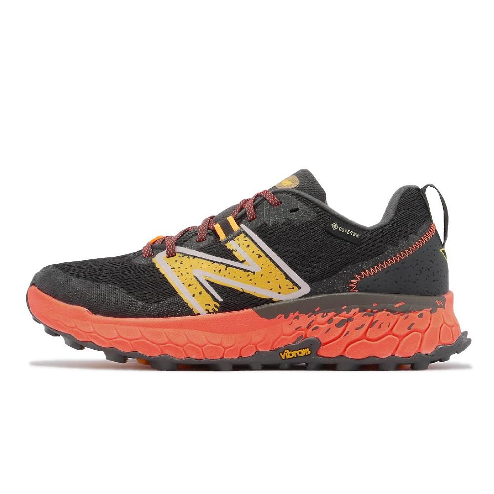 New Balance New Balance 紐巴倫 越野跑鞋 Hierro V7 GTX D 女鞋 寬楦 黑 橘 防水 全地形 NB 戶外 WTHIER7B-D