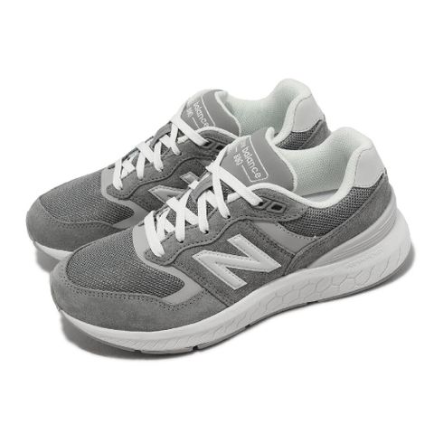 NEW BALANCE New Balance 紐巴倫 慢跑鞋 Fresh Foam 880 V6 D 寬楦 女鞋 灰 白 緩衝 路跑 運動鞋 NB WW880CG6-D