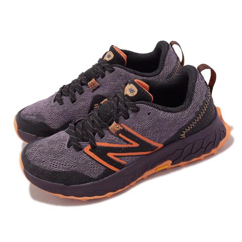 NEW BALANCE New Balance 紐巴倫 越野跑鞋 Fresh Foam X Hierro V7 D 寬楦 女鞋 紫 橘 黃金大底 NB WTHIER7M-D