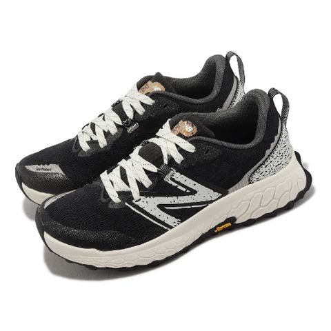 NEW BALANCE New Balance 紐巴倫 越野跑鞋 Hierro V7 D 寬楦 女鞋 黑 灰 黃金大底 戶外 全地形 緩震 NB WTHIER7X-D