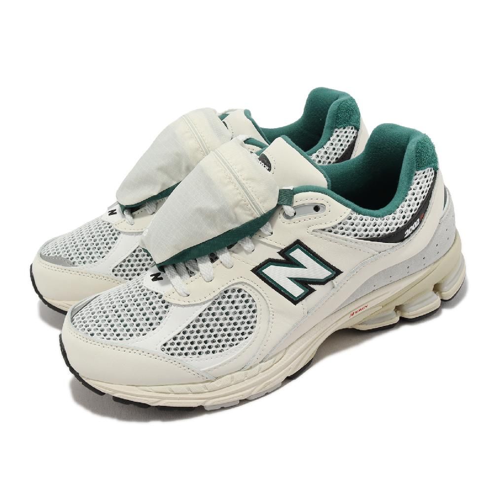 New Balance 休閒鞋2002R 男鞋女鞋白綠復古運動鞋收納袋拼接NB 紐巴倫