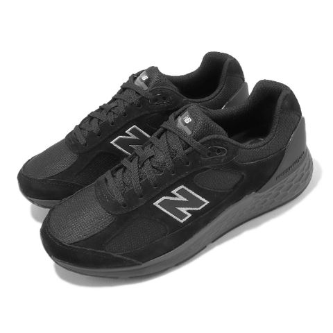 New Balance 休閒鞋 Fresh Foam 1880 V1 2E 寬楦 男鞋 黑 銀 反光 緩震 運動鞋 NB MW1880B12E
