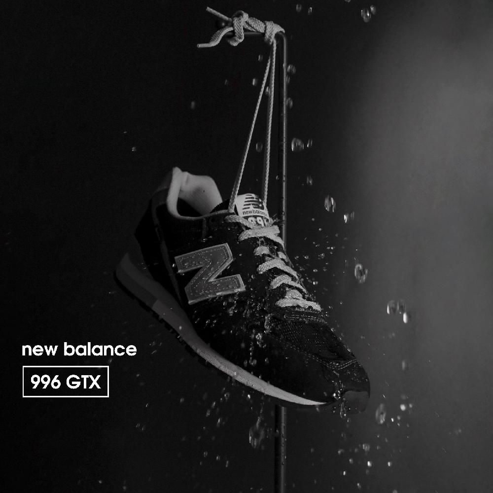 New Balance 紐巴倫休閒鞋996 GTX 男鞋女鞋黑銀防水麂皮經典復古NB