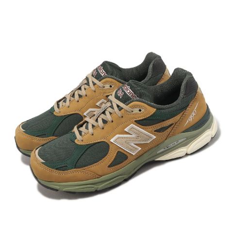New Balance 紐巴倫 休閒鞋 990 V3 男鞋 土黃 軍綠 美製 復古 經典 NB M990WG3D