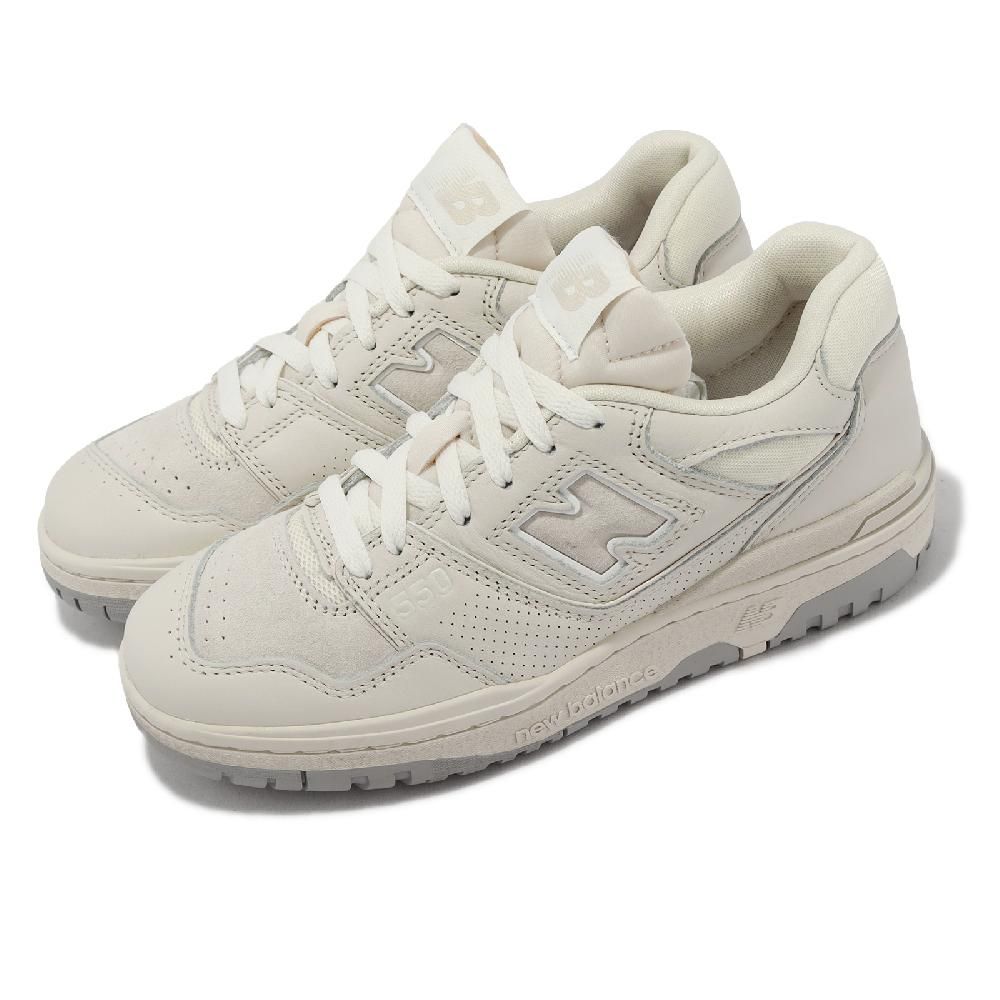 NEW BALANCE  紐巴倫 休閒鞋 550 米灰 灰 男鞋 女鞋 麂皮 皮革 復古 低筒 NB BB550PWDD