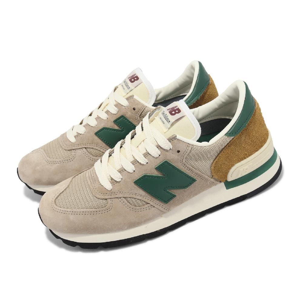 NEW BALANCE  紐巴倫 x Teddy Santis 休閒鞋 990 男鞋 卡其 棕 綠 聯名 美製 復古 NB M990TG1D