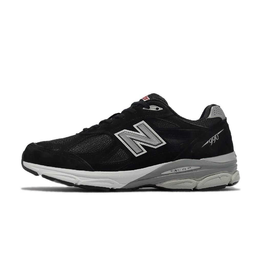 NEW BALANCE  紐巴倫 休閒鞋 990 V3 男鞋 女鞋 美製 黑 銀 反光 USA 麂皮 NB M990BS3D