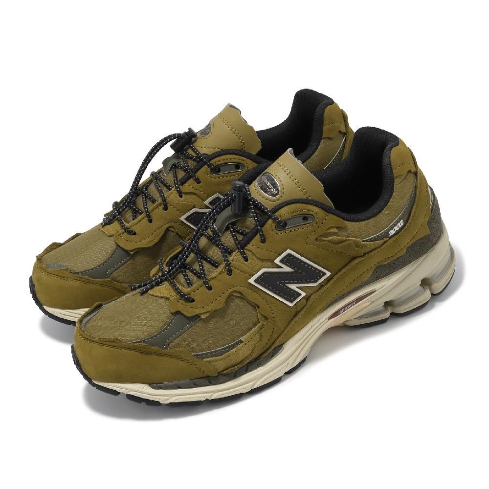 New Balance 紐巴倫休閒鞋2002R 男鞋女鞋棕綠緩震麂皮解構NB 千禧跑鞋