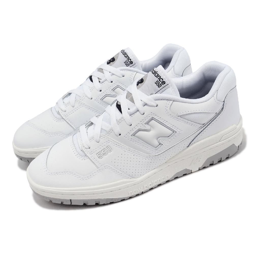 New Balance 紐巴倫  紐巴倫 休閒鞋 550 男鞋 灰 淺灰 白 皮革 復古 低筒 皮革 NB  BB550PB1D