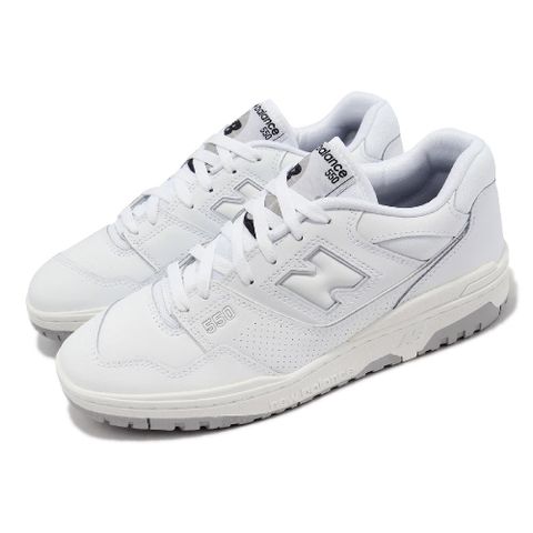 NEW BALANCE 紐巴倫 休閒鞋 550 男鞋 灰 淺灰 白 皮革 復古 低筒 皮革 NB  BB550PB1D