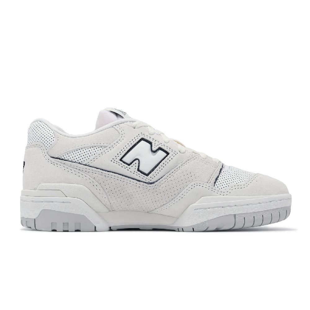 NEW BALANCE  紐巴倫 休閒鞋 550 男鞋 女鞋 白 鏡灰 麂皮 皮革 低筒 復古 NB 情侶鞋  BB550PRBD