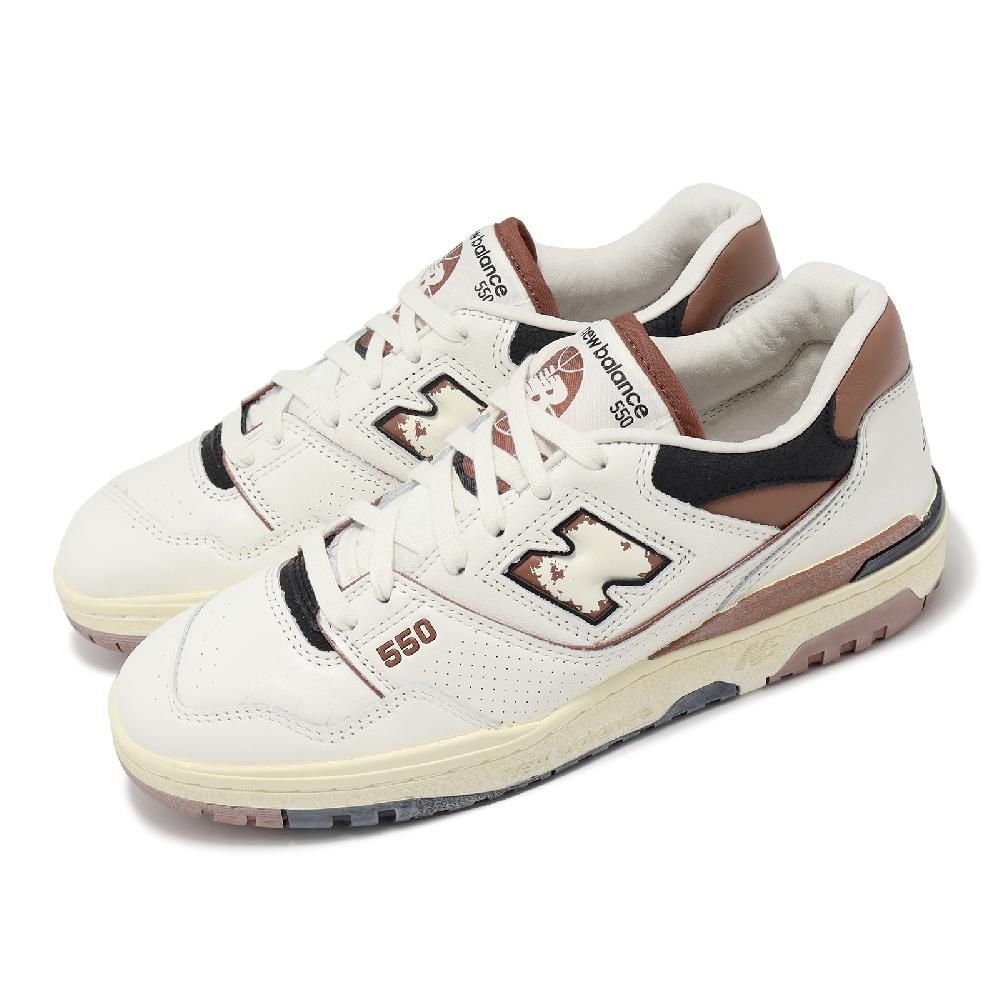 NEW BALANCE  紐巴倫 休閒鞋 550 男鞋 女鞋 胡桃棕 白 復古 情侶鞋 仿舊 NB BB550VGCD