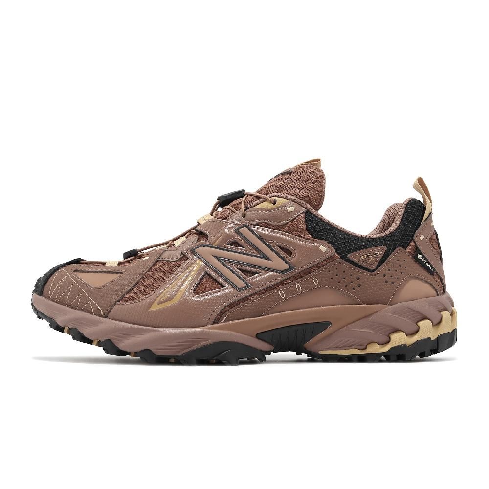 NEW BALANCE  紐巴倫 休閒鞋 610X V1 男鞋 女鞋 棕 黑 防水 抽繩鞋帶 拼接 情侶鞋 NB ML610XHD