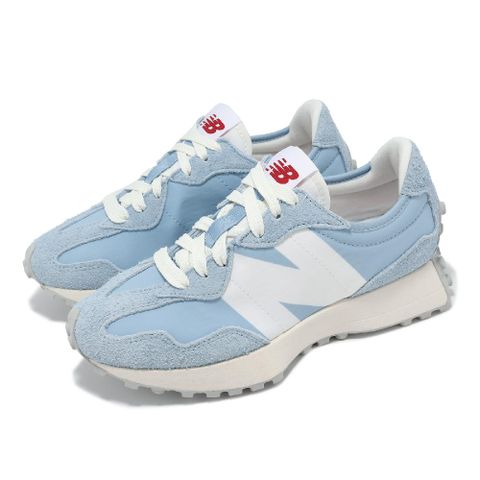 NEW BALANCE 紐巴倫 休閒鞋 327 男鞋 女鞋 銘藍 藍 白 麂皮 復古 NB 情侶鞋 U327LLD