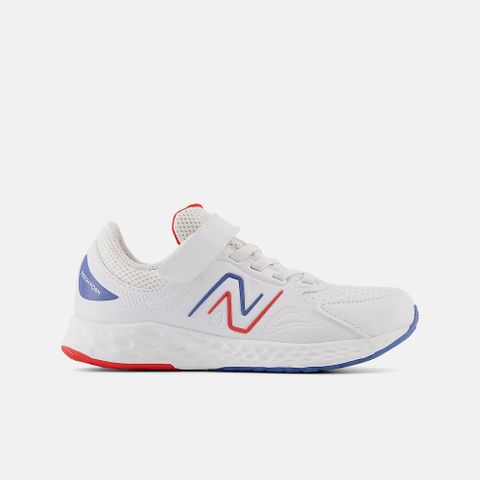 NEW BALANCE Fresh Foam 76T Bungee Lace with Top Strap 中大童 慢跑鞋_PA76TBR1-W