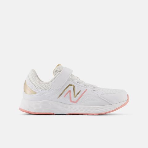 NEW BALANCE Fresh Foam 76T Bungee Lace with Top Strap 中大童 慢跑鞋_PA76TPG1-W