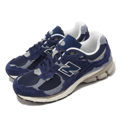 New Balance 紐巴倫 休閒鞋 2002R 男鞋 海軍藍 麂皮 反光 緩震 復古 破壞版 NB M2002RDK-D