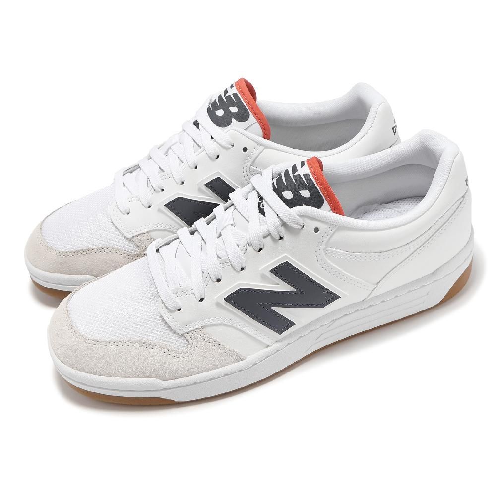 NEW BALANCE  紐巴倫 休閒鞋 BB 480 Low 男鞋 女鞋 白 灰 低筒 麂皮 皮革 情侶鞋 NB BB480LFD-D