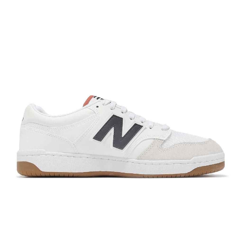 NEW BALANCE  紐巴倫 休閒鞋 BB 480 Low 男鞋 女鞋 白 灰 低筒 麂皮 皮革 情侶鞋 NB BB480LFD-D