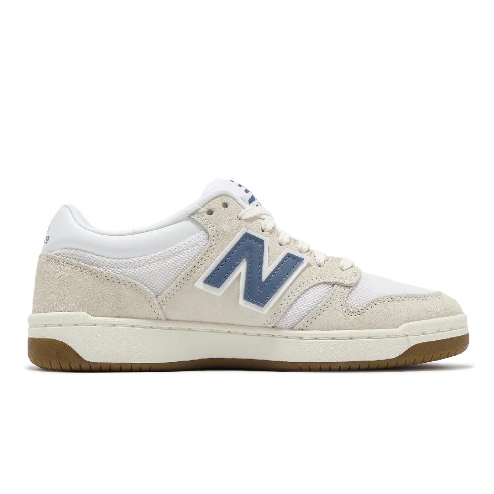 NEW BALANCE  紐巴倫 休閒鞋 480 男鞋 女鞋 海鹽 白 藍 復古 膠底 情侶鞋 NB BB480LLA-D