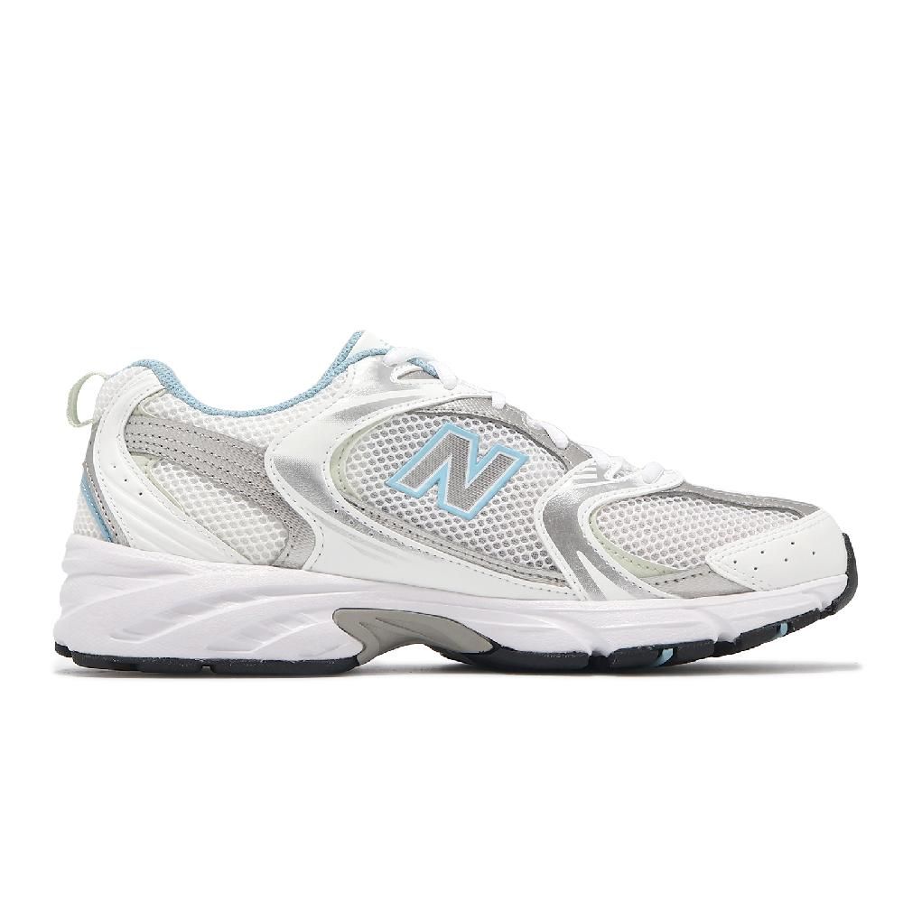 NEW BALANCE  紐巴倫 休閒鞋 530 男鞋 女鞋 白 藍 金屬銀 網布 復古跑鞋 情侶鞋 NB MR530SGB-D