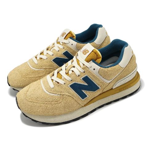 NEW BALANCE 紐巴倫 休閒鞋 574 男鞋 女鞋 芥末金 海軍藍 麂皮 經典 復古 情侶鞋 NB U574LGOB-D