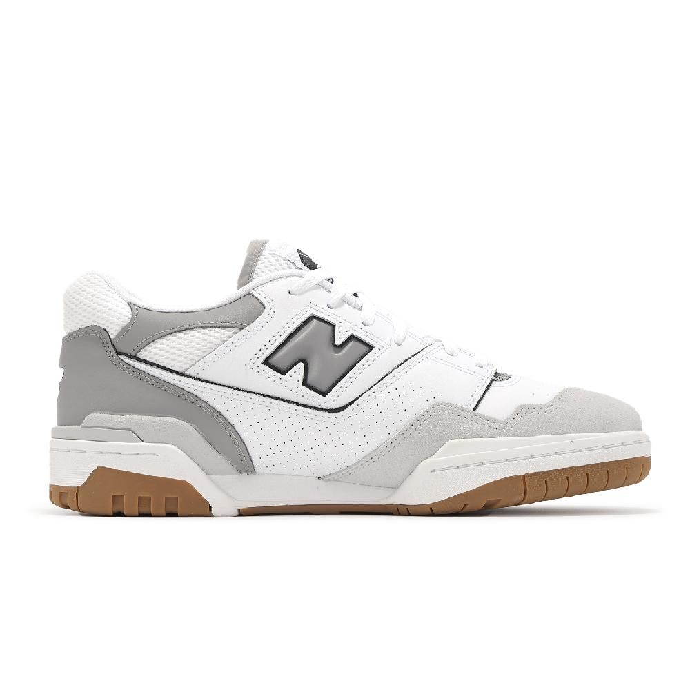 NEW BALANCE New Balance 紐巴倫 休閒鞋 550 男鞋 女鞋 白 石板灰 復古 膠底 NB IU 著用款 BB550ESC-D