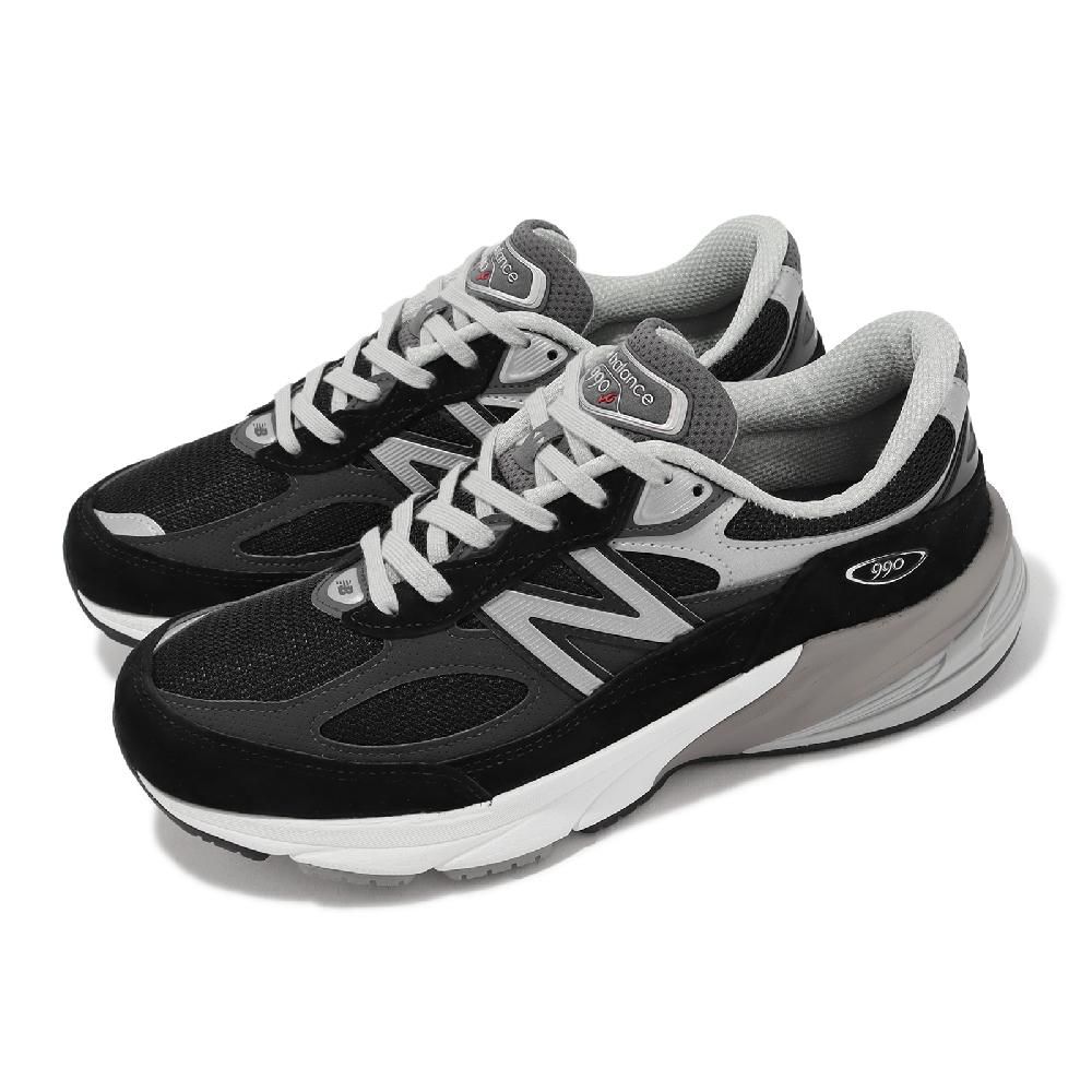 NEW BALANCE New Balance 紐巴倫 休閒鞋 990 V6 男鞋 美製 黑 灰 復古 麂皮 NB M990BK6-D