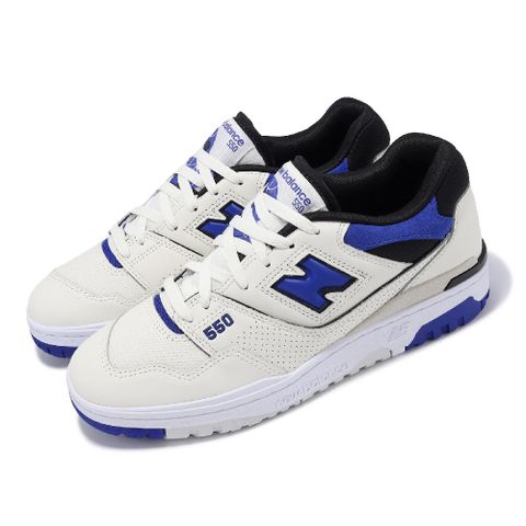 NEW BALANCE New Balance 紐巴倫 休閒鞋 550 男鞋 女鞋 藍 白 復古 皮革 低筒 NB BB550VTA-D