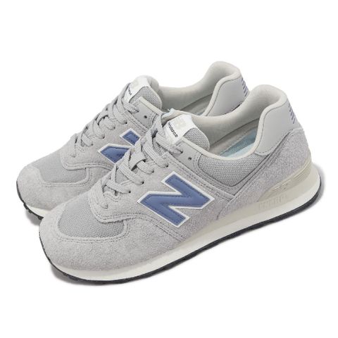 NEW BALANCE New Balance 紐巴倫 休閒鞋 574 男鞋 灰 藍 麂皮 復古 緩震 運動鞋 NB U574SGB-D