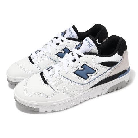 NEW BALANCE 休閒鞋 550 男鞋 女鞋 白 藍 鷺藍 復古 低筒 NB BB550ESF-D