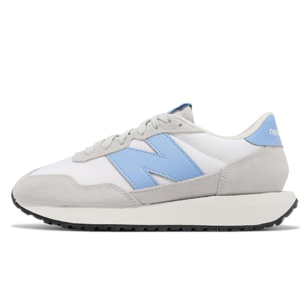 NEW BALANCE  紐巴倫 休閒鞋 237 女鞋 白 藍 寶寶藍 麂皮 復古 NB  WS237YC-B