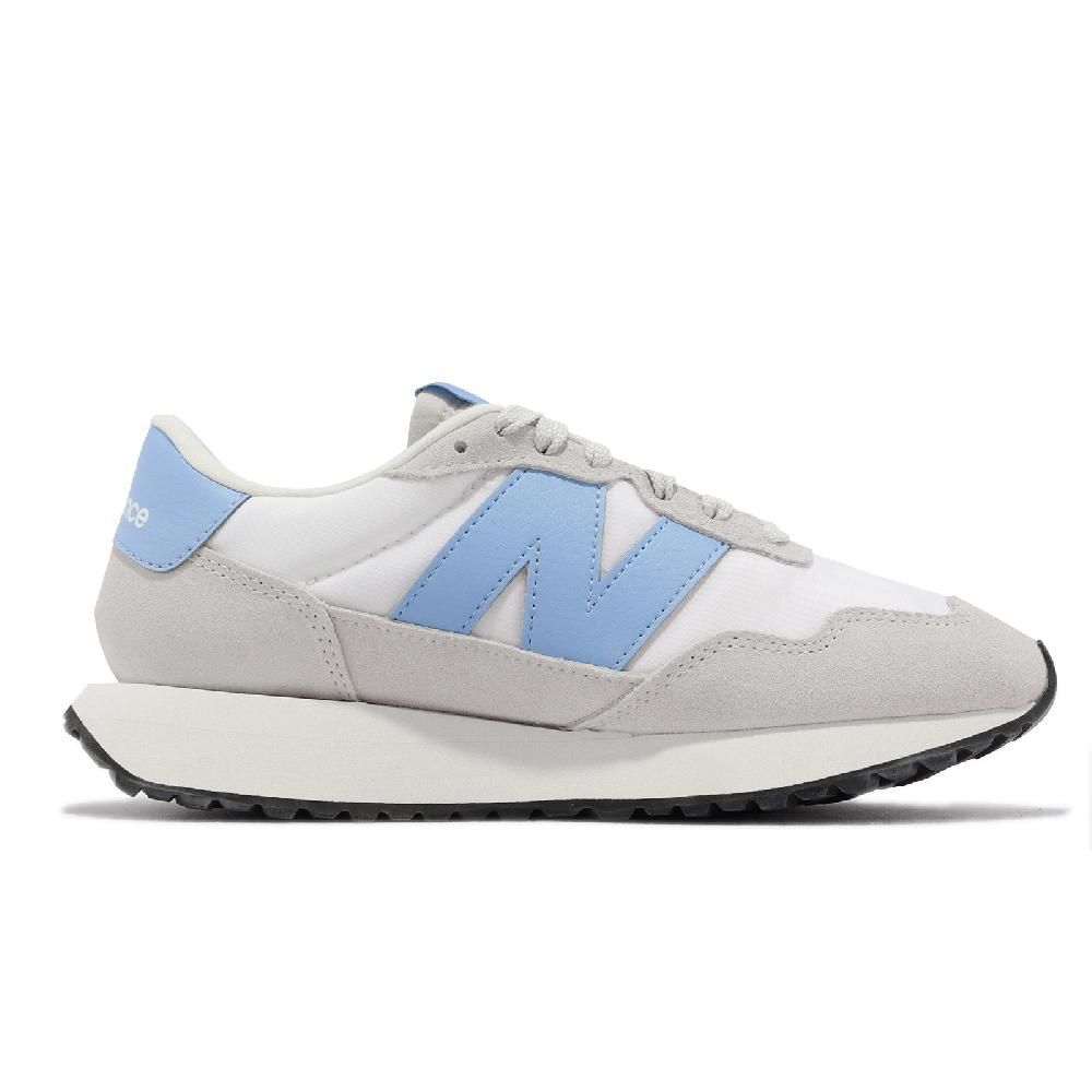 NEW BALANCE  紐巴倫 休閒鞋 237 女鞋 白 藍 寶寶藍 麂皮 復古 NB  WS237YC-B